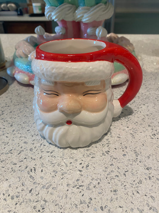 Classic Red Santa Holiday Mug