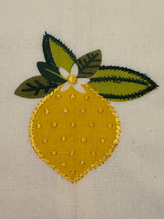 Lemon Hand Towel