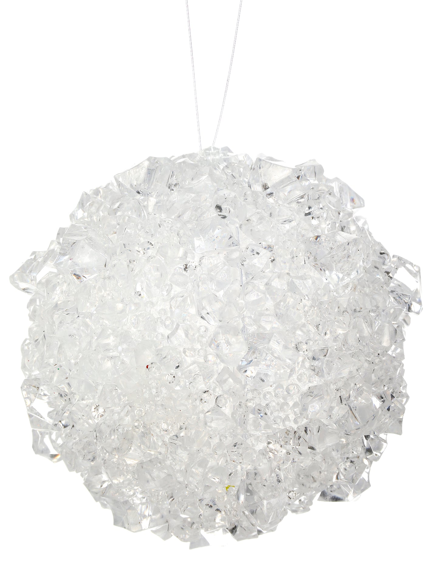 4" Ice Chunck Ball Ornament