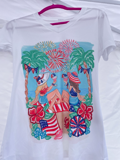 Women's T-shirts: Patriotic Picnic
