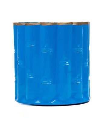 Brooklyn Round Cachepot in Cornflower Blue: 4.5" and 6.5"