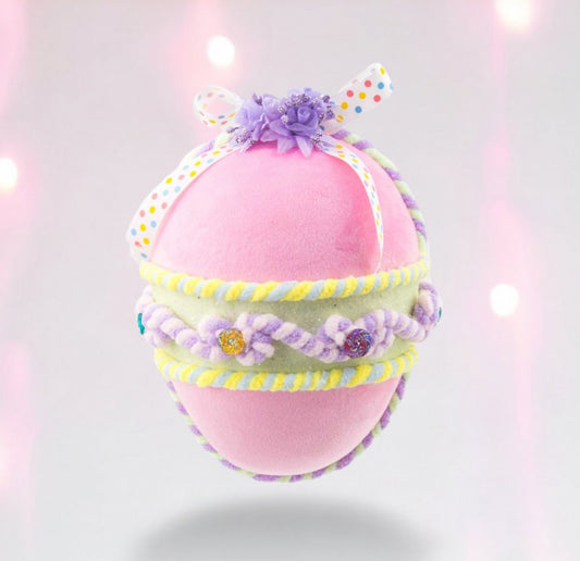 Pink Egg Ornament