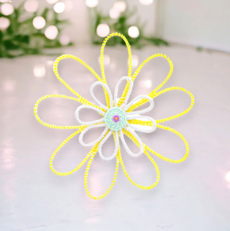 Yellow Hanging Flower Decor