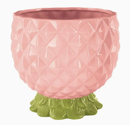 Ceramic Pineapple Drink Bucket