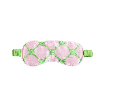 Lilly Pulitzer Neck Pillow and Eye Mask in Lime Feeling Good