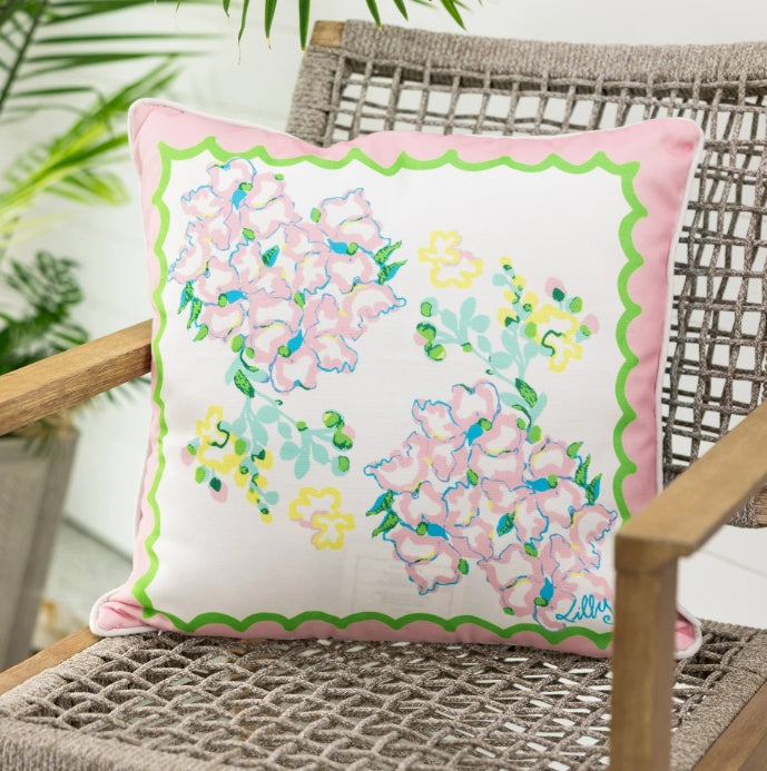 Lilly Pulitzer Large Sun Tiles Indoor/Outdoor Pillow