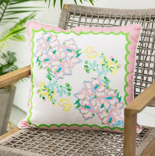 Lilly Pulitzer Large Sun Tiles Indoor/Outdoor Pillow