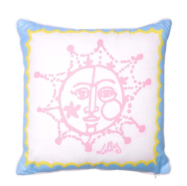 Lilly Pulitzer Large Sun Tiles Indoor/Outdoor Pillow