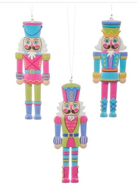 6" Candy Shop Nutcracker Cut Out Ornaments: Set of Three