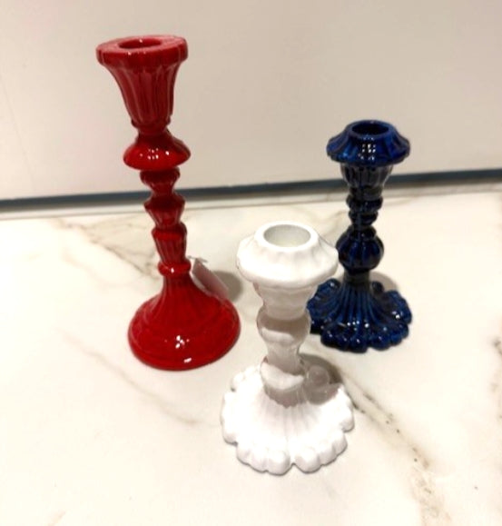 Americana Taper Candle Holder - Set of 3