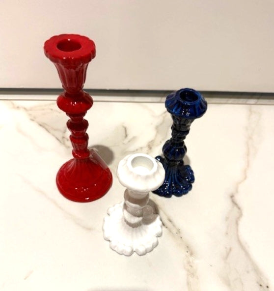 Americana Taper Candle Holder - Set of 3