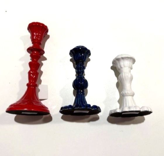 Americana Taper Candle Holder - Set of 3