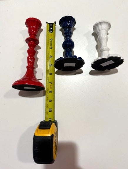 Americana Taper Candle Holder - Set of 3
