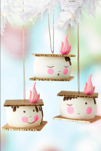 GlitterVille S'More Ornaments: Three Styles Available