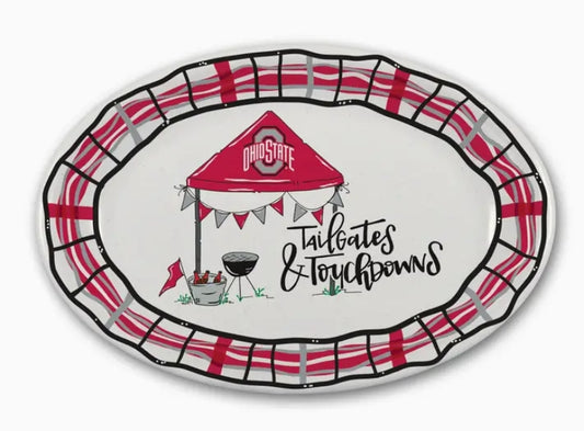 Ohio State Buckeyes Oval Serving Platter