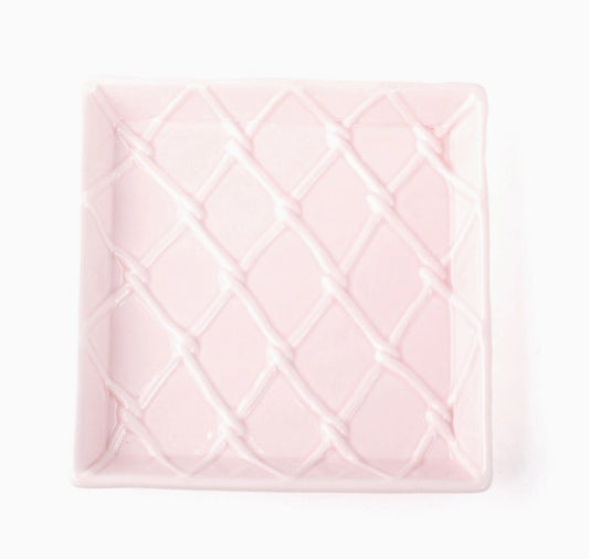 Pink Textured Beverage Napkin Holder
