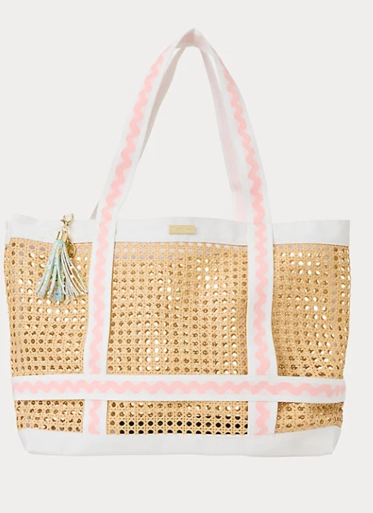 Lilly Pulitzer Beach Hat Tote