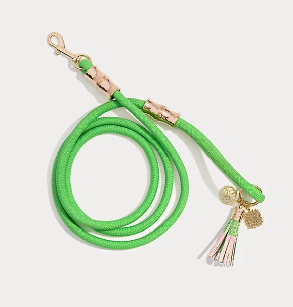 Lilly Pulitzer Pet Leash With Crazy Quilt Tassel