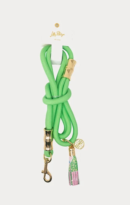 Lilly Pulitzer Pet Leash With Crazy Quilt Tassel