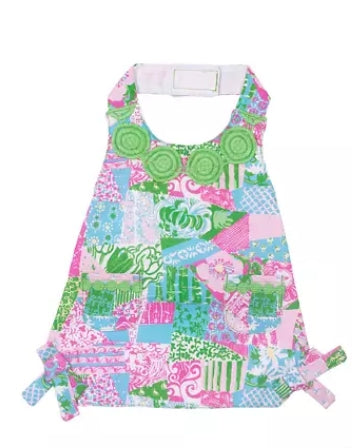 Lilly Pulitzer Pet Shift Dress Crazy Quilt S/M