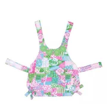 Lilly Pulitzer Pet Shift Dress Crazy Quilt S/M