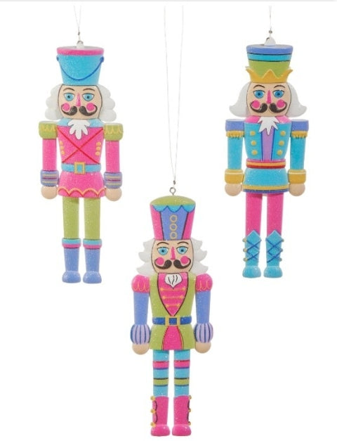 6" Candy Shop Nutcracker Cut Out Ornaments: Set of Three