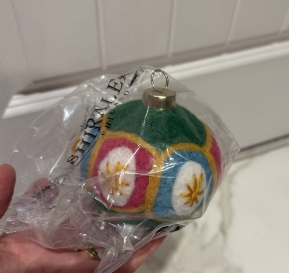 "Ho Ho Ho" Assorted Ornaments: Set of Four
