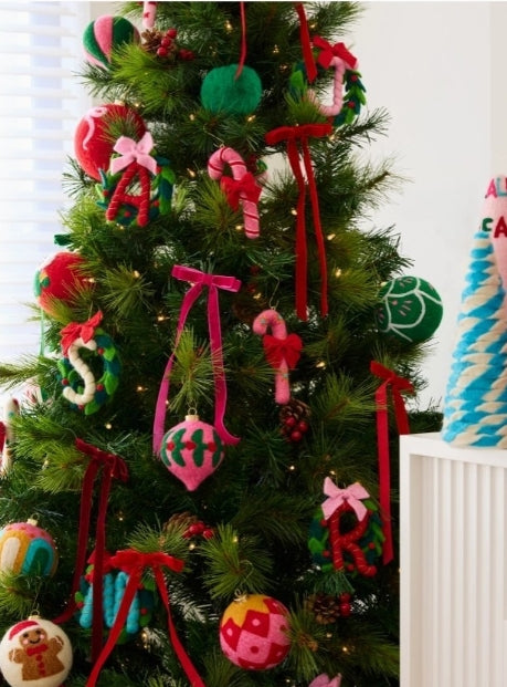 Very Merry Assorted Ornaments: Set of Four