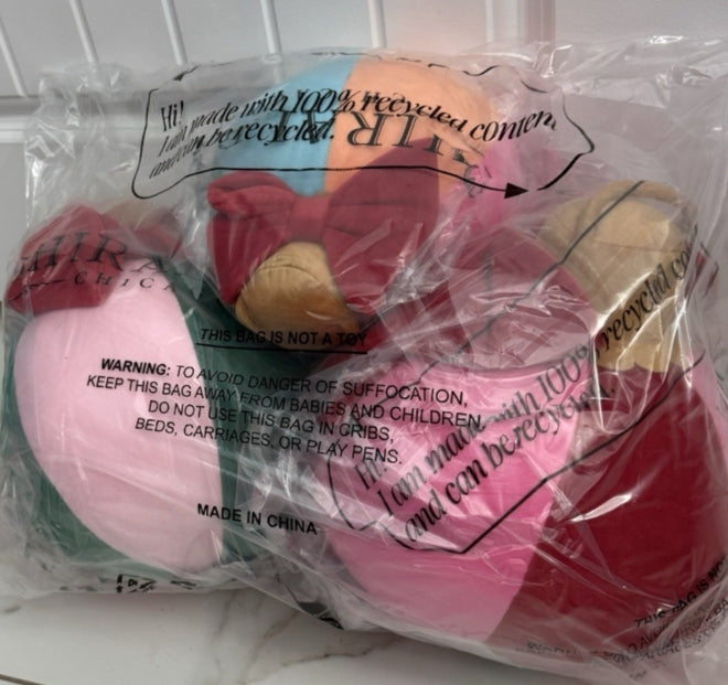 Assorted Set of Three Festive Bauble Pillows