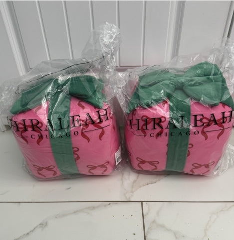 Bow Gift Box Medium Pillow