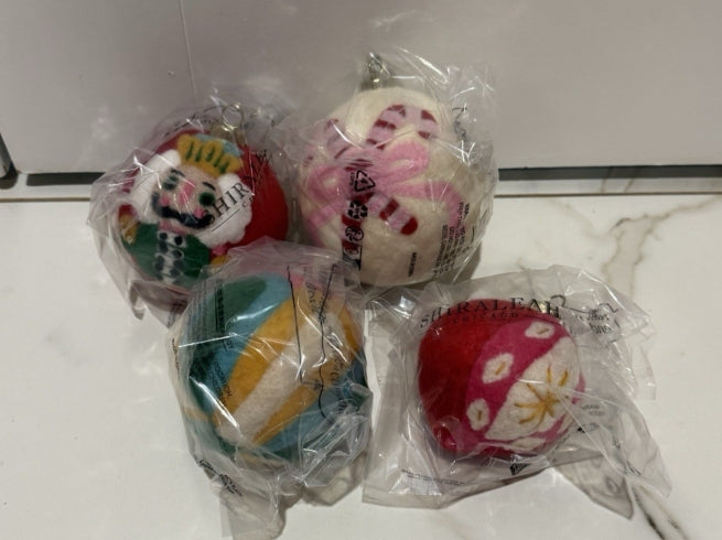 Candy Canes Assorted Ornaments: Set of Four