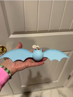 GlitterVille Rainbow Bat Ornament
