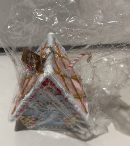 GlitterVille Rainbow Gingerbread Cottage Ornament