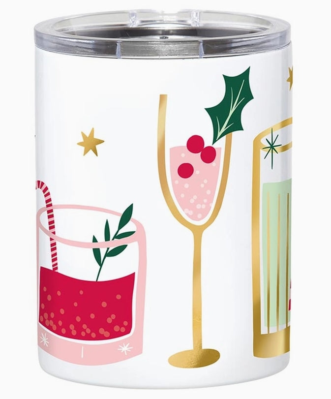 Stainless Steel Tumbler - Holiday Drinks