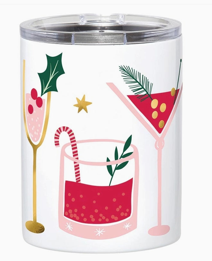 Stainless Steel Tumbler - Holiday Drinks