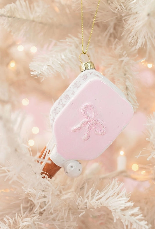 New! Pretty In Pinkleball Paddle Ornament Christmas Ornament