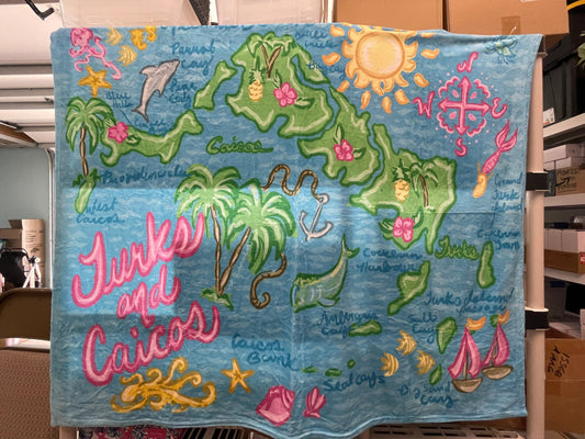 Turks & Caicos Blanket 50"x 60"