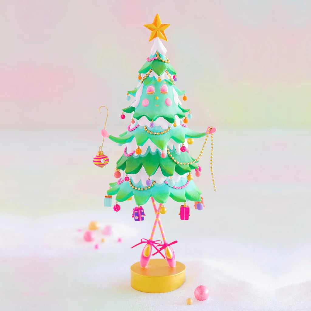 Pinesy On Pointe Christmas Tree Figurine
