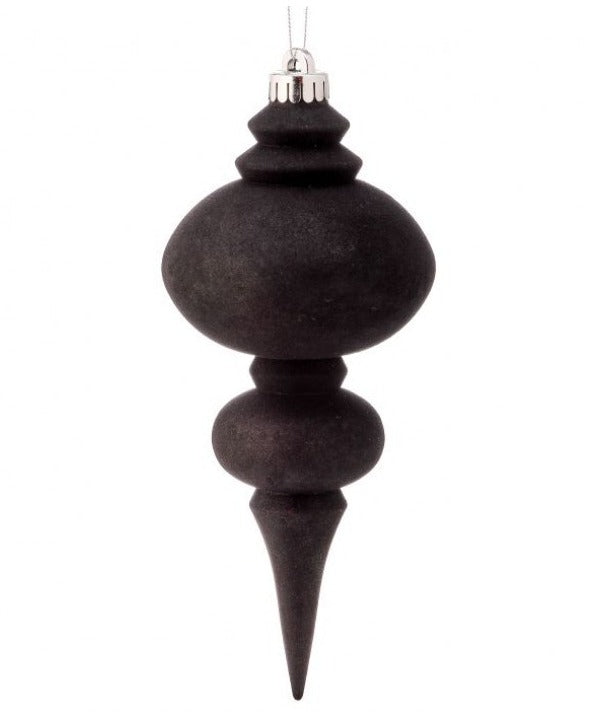 10” Frosted Finial - set of 2
