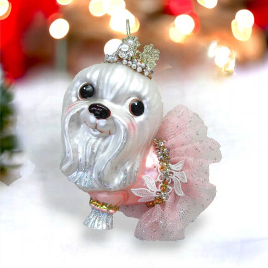 Glass Yorkshire Princess Ornament