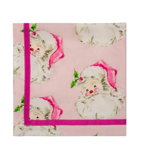 Jolly Santa Napkins: Set of Four