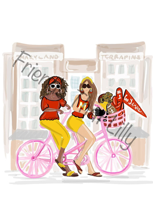 SALE! Maryland Terrapins Illustration Shirts