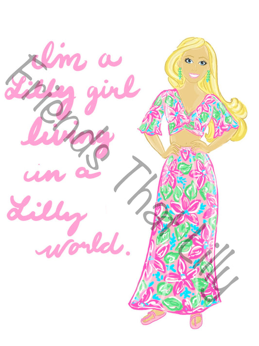 Women’s T-shirts: Lilly Girl/Lilly World