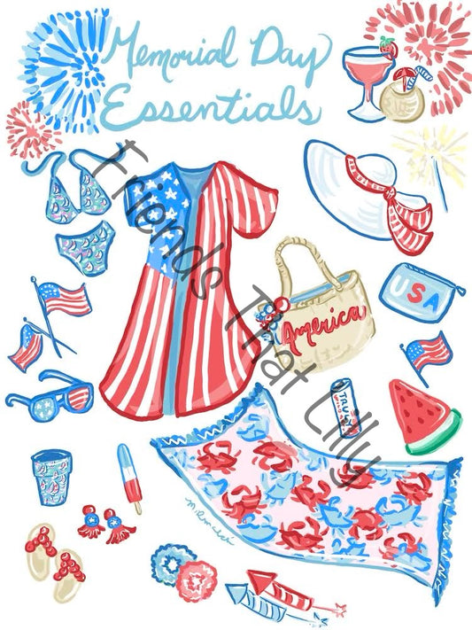 Women's T-shirts: "Memorial Day Essentials"
