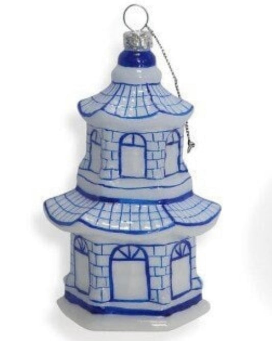 Blue and White Hand-Crafted Ornaments