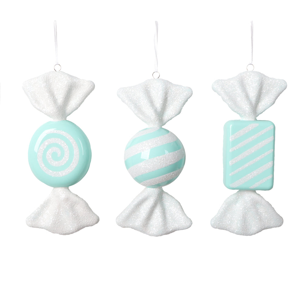 Assorted Candy Ornaments: Three Colors Available