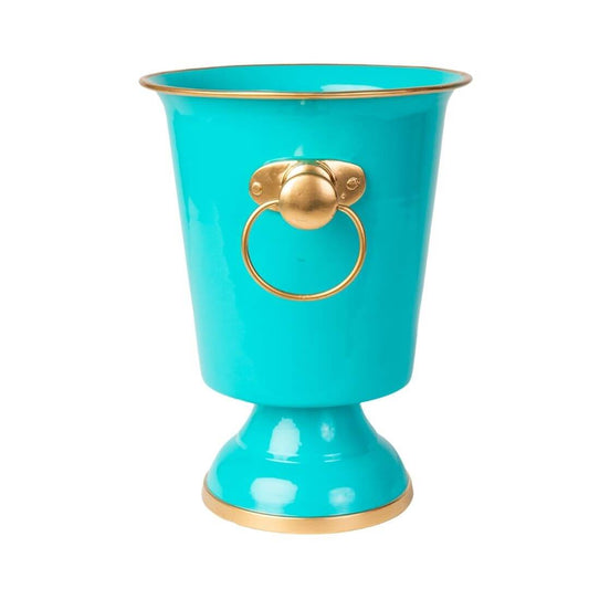 Color Block Turquoise Ice Bucket