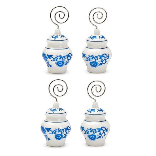 Ginger Jar Placecard Holders -Set of Four