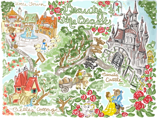 20oz & 30oz Tumblers "Beauty and the Beast"