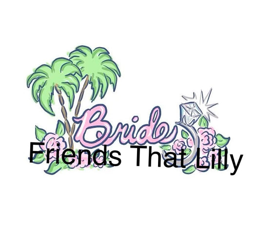 Women's Pocket Style T-Shirts: Bride & Wedding Gown Illustration Design